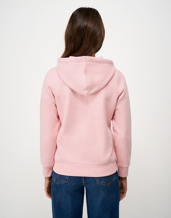 Crew Clothing Women's Heritage Cotton-Mix Hoodie in Light Pink