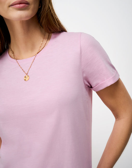 Crew Clothing Women's Perfect Crew Slub T-Shirt In Lavender