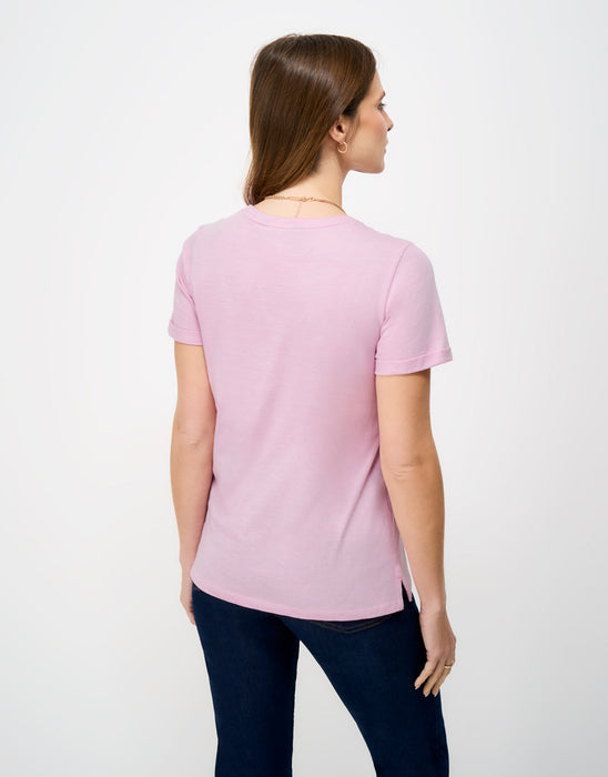 Crew Clothing Women's Perfect Crew Slub T-Shirt In Lavender