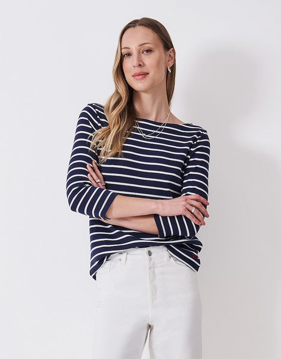 Crew Clothing Women's Ultimate Breton In Navy & White