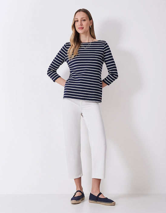 Crew Clothing Women's Ultimate Breton In Navy & White