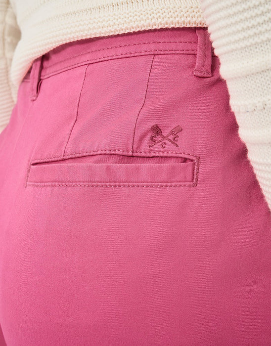 Crew Clothing Women's Pink Chino Shorts