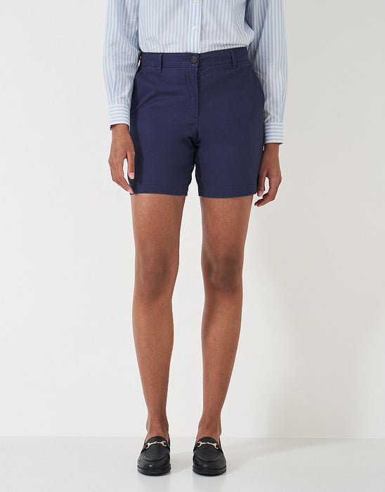 Crew Clothing Women's Navy Chino Shorts