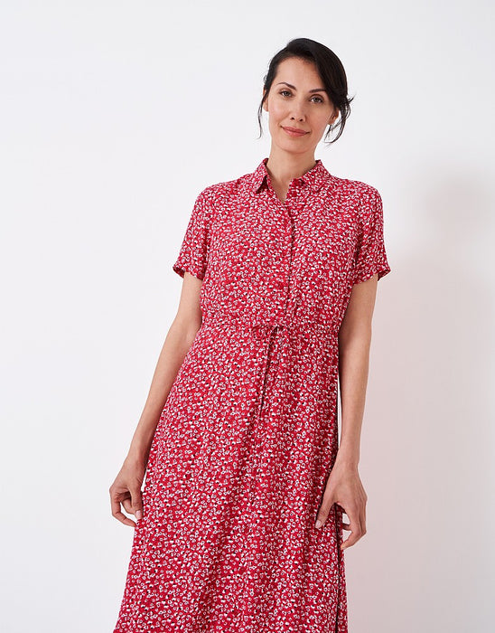 Crew Clothing Women's Ruby Shirt Dress In Raspberry