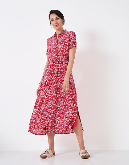 Crew Clothing Women's Ruby Shirt Dress In Raspberry