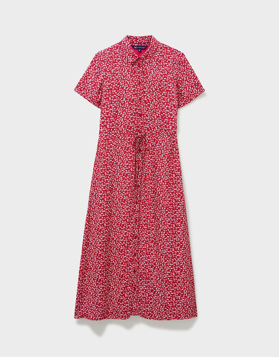 Crew Clothing Women's Ruby Shirt Dress In Raspberry