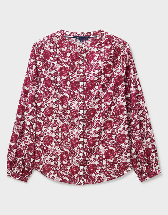 Crew Clothing Women's Lyla Blouse In Red Rose