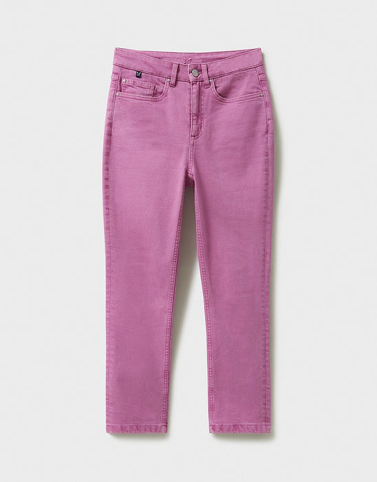 Crew Clothing Women's Pink Cropped Jeans
