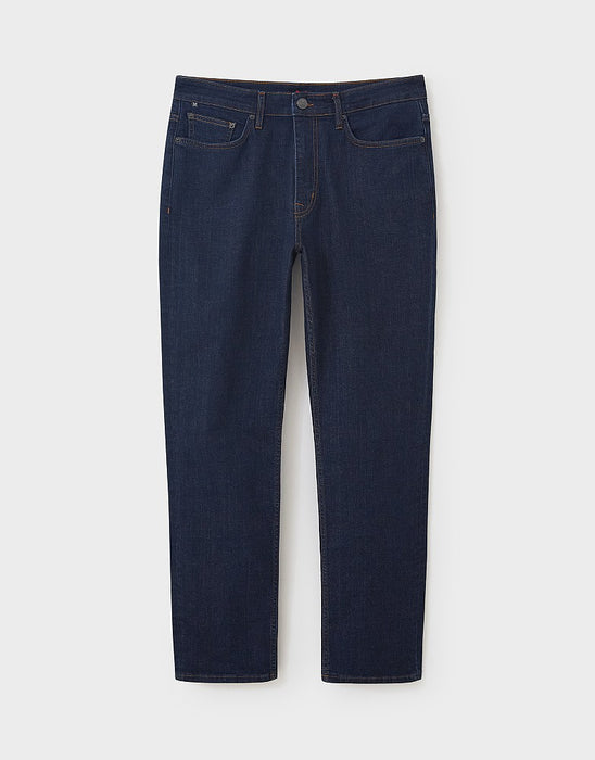 Crew Clothing Men's Parker Straight Leg Jean In Indigo Blue