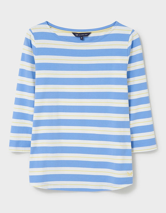 Crew Clothing Women's Essential Breton Stripe Top Blue/Multi