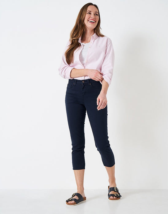 Crew Clothing Women's Cropped Jeans In Navy