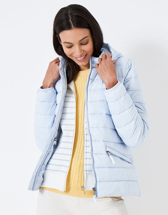 Crew Clothing Womens Lightweight Boxy Jacket Cloud Blue