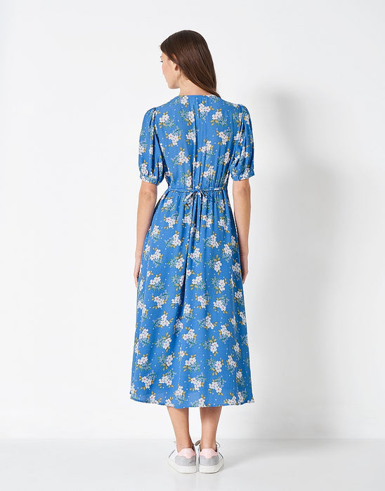 Crew Clothing Womens Lola Dress Blue Floral