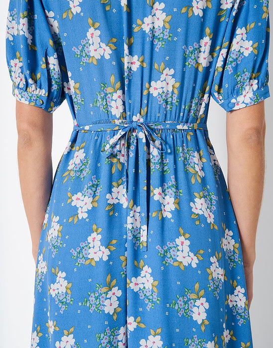 Crew Clothing Womens Lola Dress Blue Floral