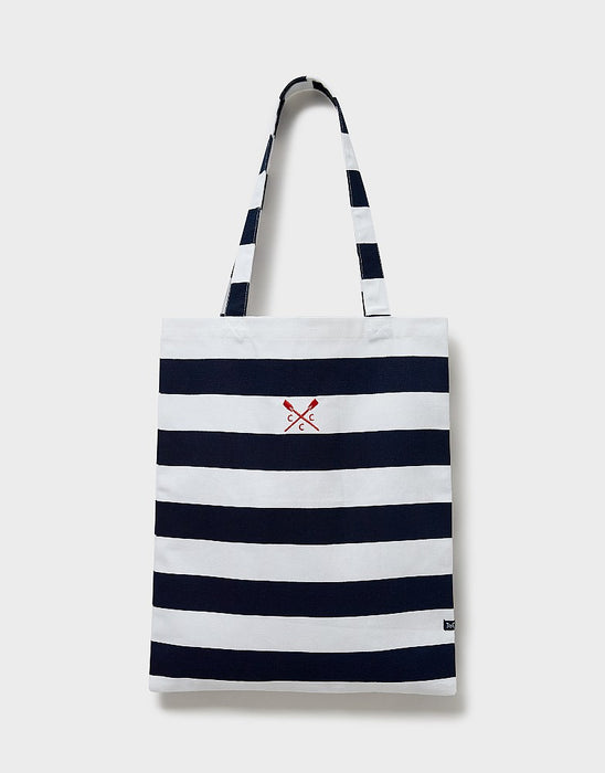 Crew Organic Cotton Canvas Shopper Stripe