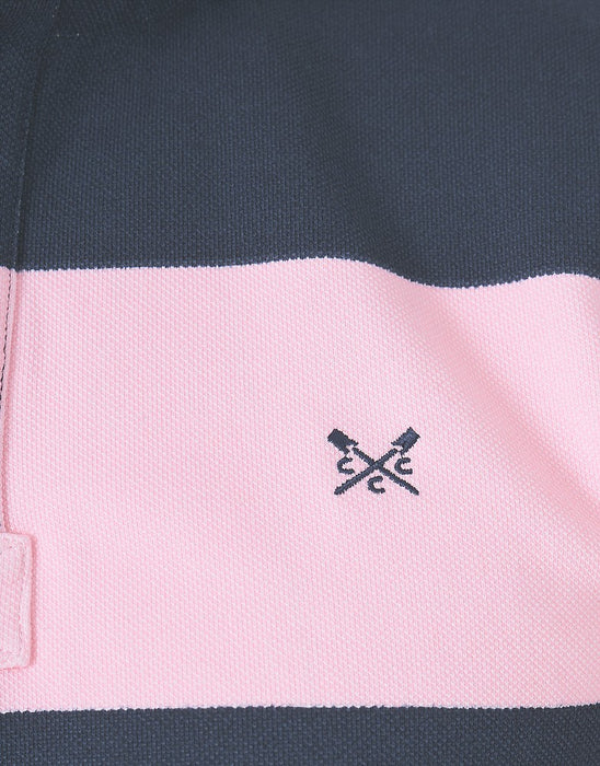 Crew Clothing Mens Padstow Pique Sweatshirt Chalk Pink