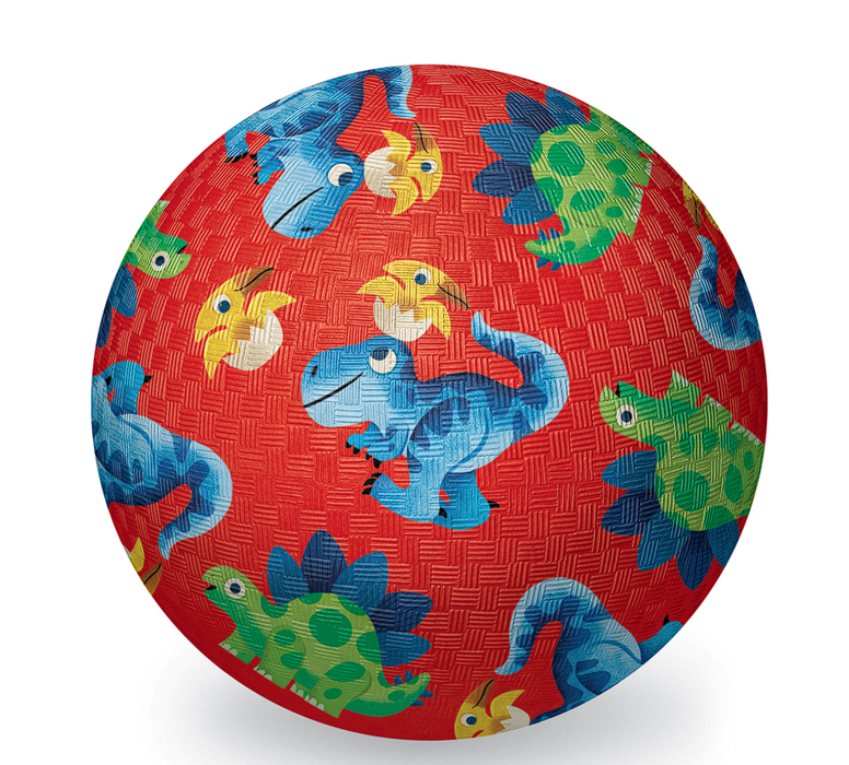 Crocodile Creek Dino Friends Playball 7 Inch Kids Playground Ball