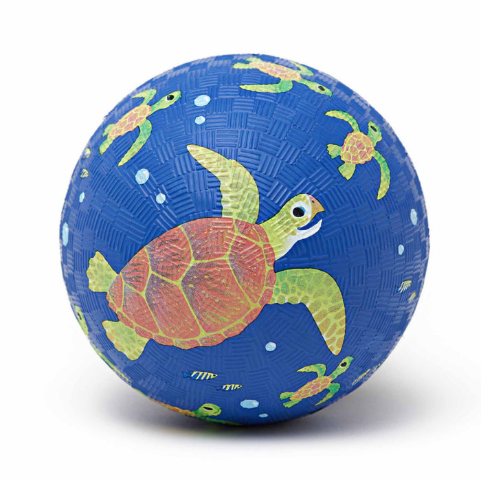 Crocodile Creek Sea Turtle Playball 7 Inch Kids Playground Ball