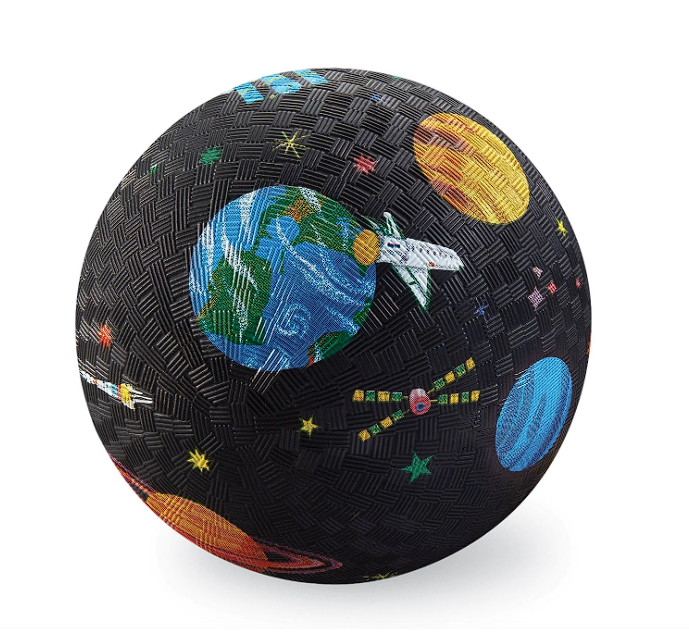 Crocodile Creek Space Exploration Playball 5 Inch Kids Playground Ball