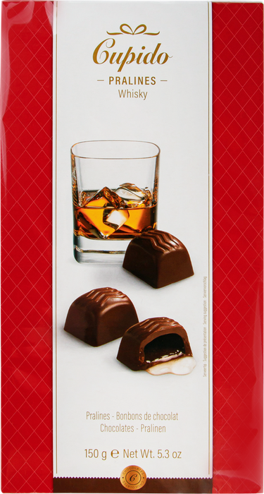 Cupido Whiskey Chocs 150g