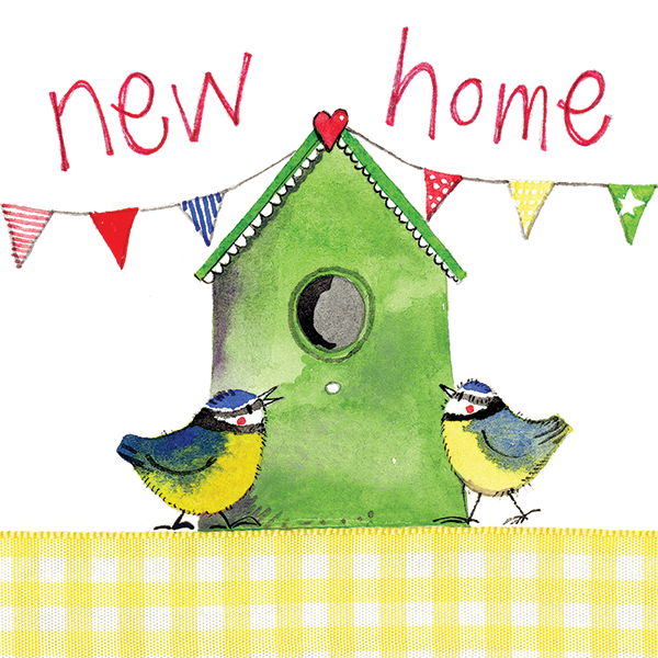 Alex Clark New Home Bird House Card