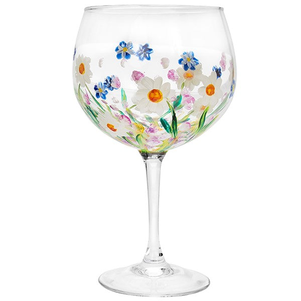 Dainty Daisy Flower Gin Glass