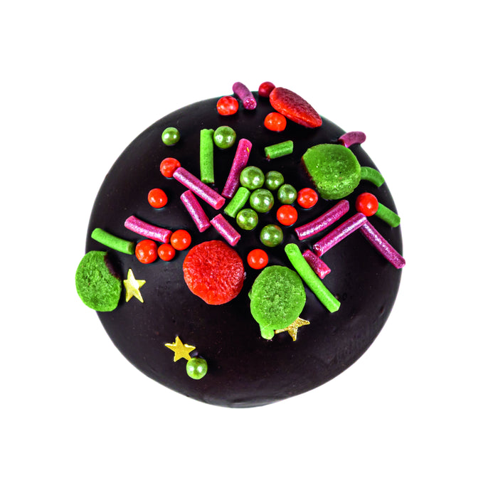 Dark Chocolate Christmas Pudding Truffle Balls