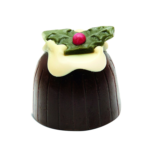 Dark Chocolate Dome Christmas Pudding Truffle