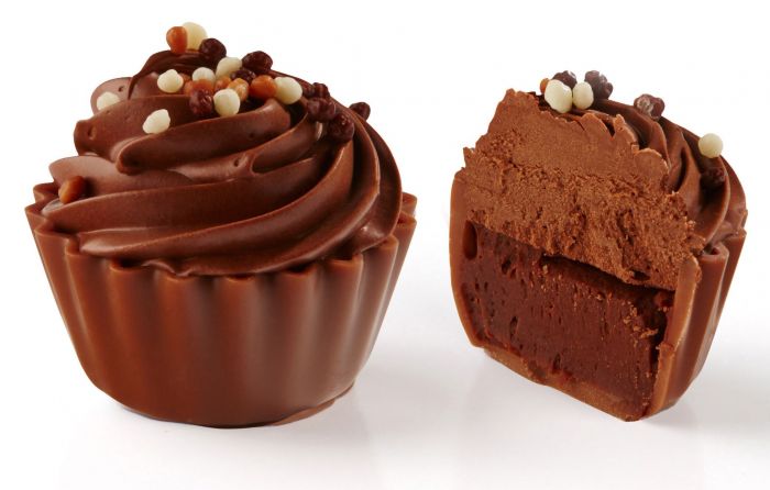 Dark Chocolate Ganache Cupcakes