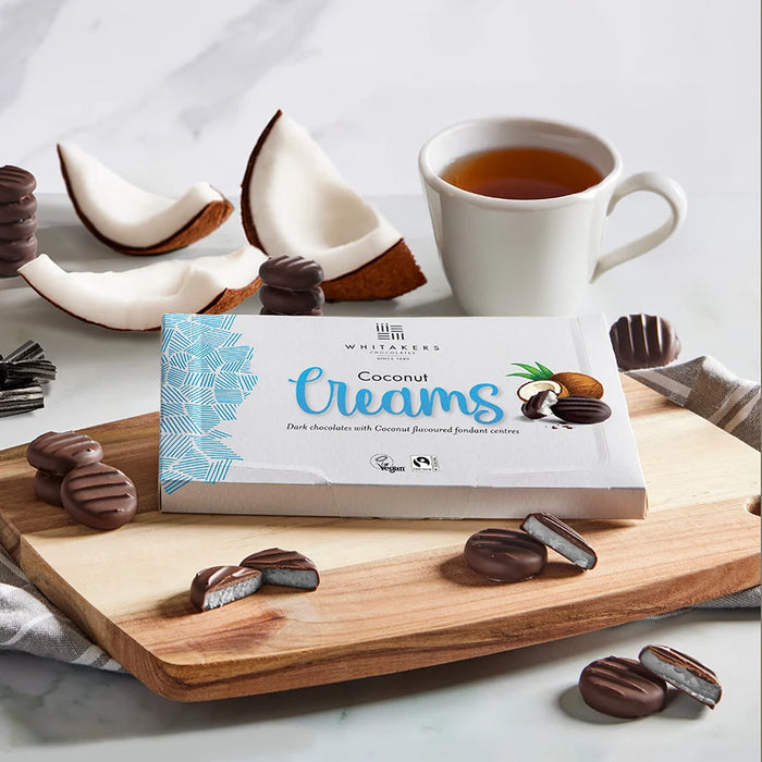 Whitakers Dark Chocolate Coconut Fondant Creams 150g