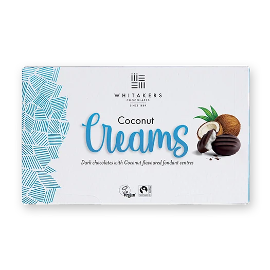 Whitakers Dark Chocolate Coconut Fondant Creams 150g