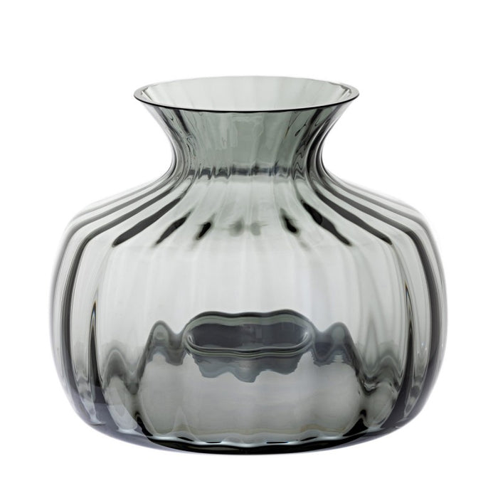 Dartington Crystal Cushion Medium Smoke Vase