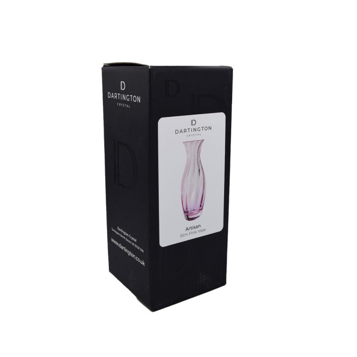 Dartington Artisan Slim Pink Vase