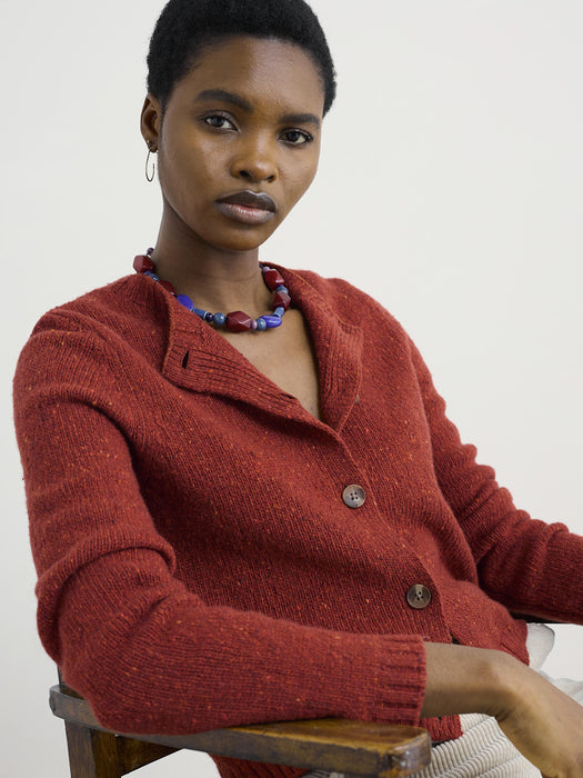 Seasalt Women's Dawson Pick Merino Cardigan In Red Sail