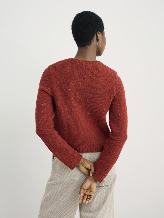 Seasalt Women's Dawson Pick Merino Cardigan In Red Sail