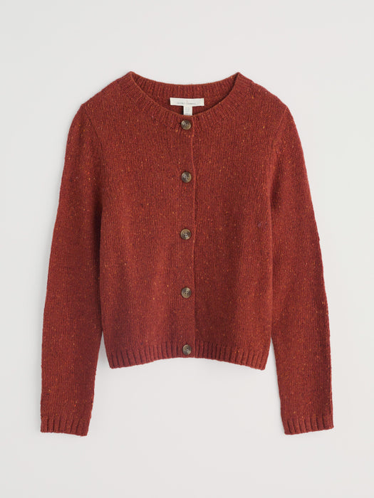 Seasalt Women's Dawson Pick Merino Cardigan In Red Sail