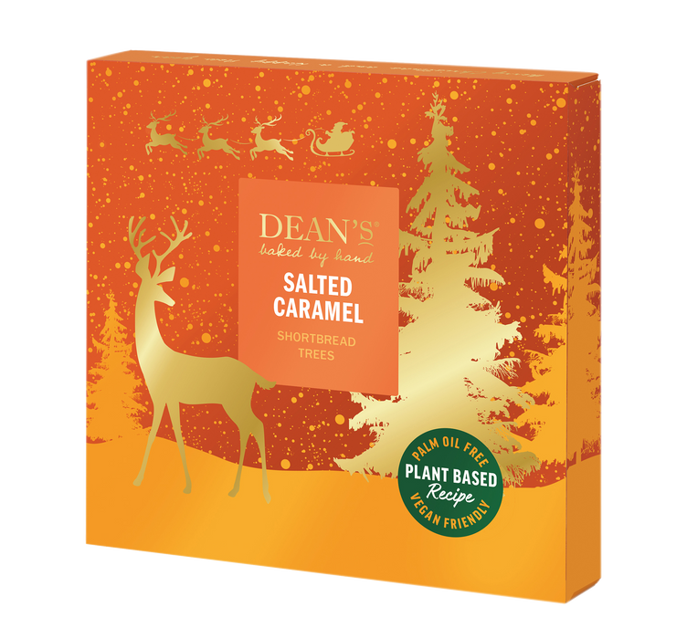 Dean's Plant-Based Salted Caramel Shortbread Trees