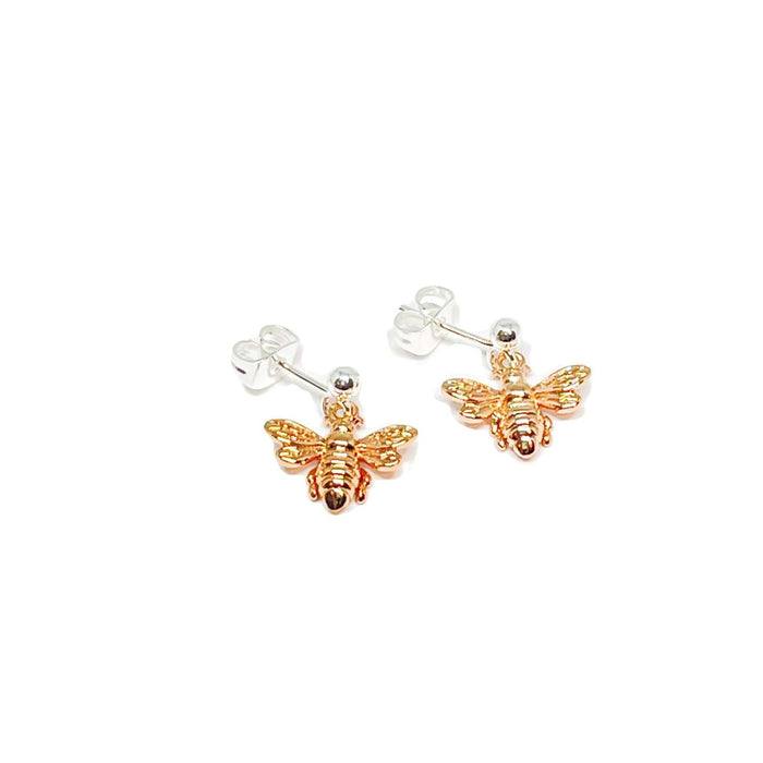 Clementine Delaney Bee Earrings - Rose Gold