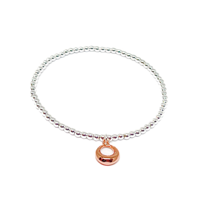 Clementine Demi Circle Bracelet - Rose Gold