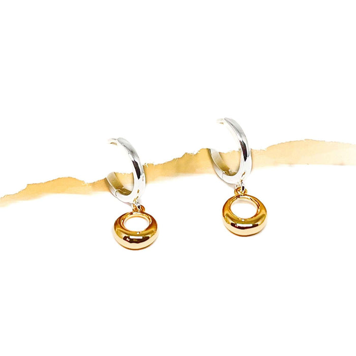 Clementine Demi Hoop Earrings - Gold