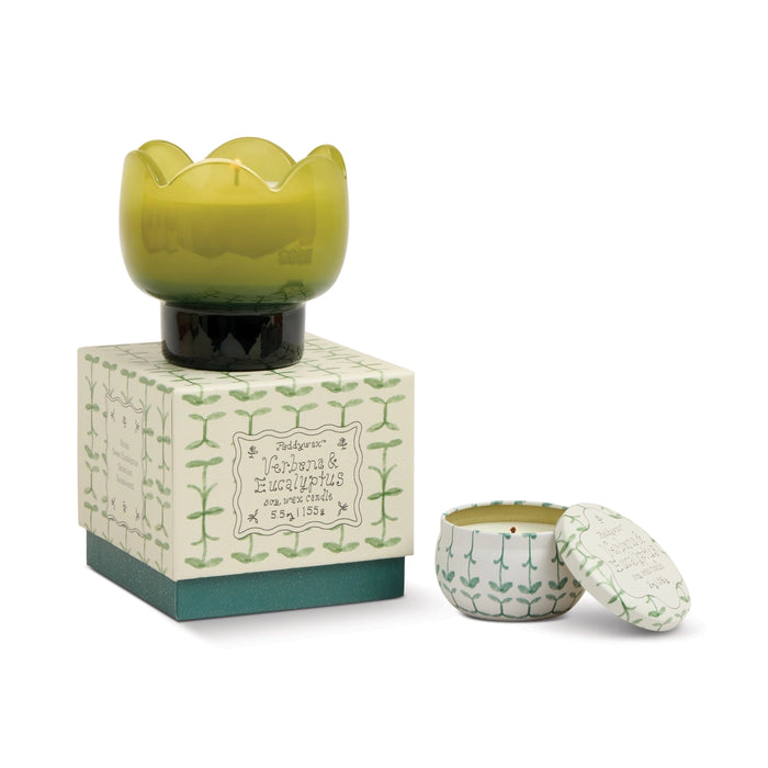 Designworks Collective Paddywax Tulip Glass Candle Verbena & Lemongrass