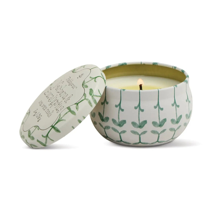 Designworks Collective Printed Tin Candle Verbena & Lemongrass