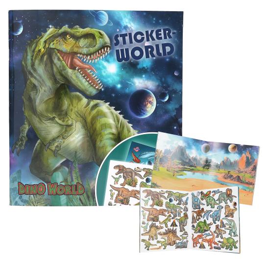 Dino World With Galaxy Stickerworld