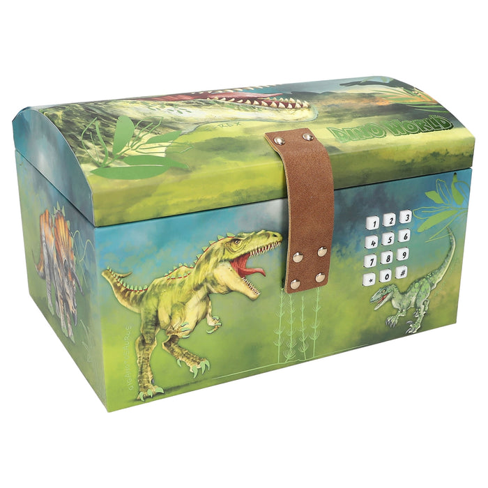 Dino World Treasure Chest With Code, Sound And Light