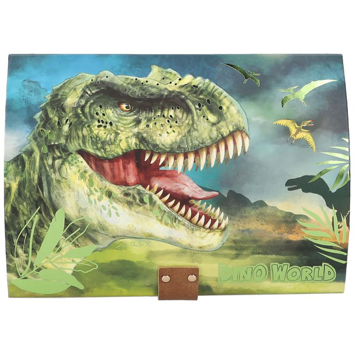 Dino World Treasure Chest With Code, Sound And Light
