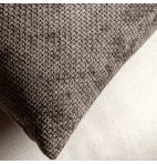 Gallery Direct Basketweave Chocolate Cushion 2 pk