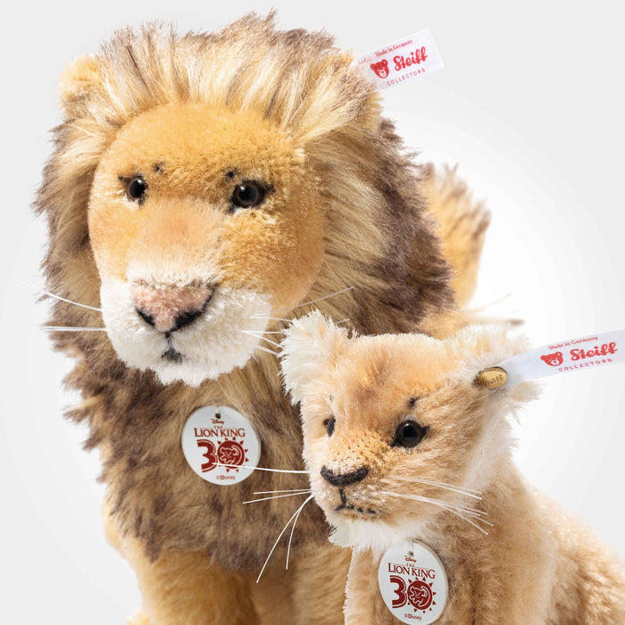 Steiff Hello, I Am Disney Lion King Mufasa And Simba 30th Anniversary