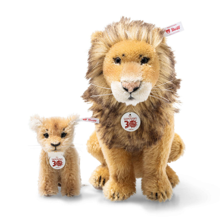 Steiff Hello, I Am Disney Lion King Mufasa And Simba 30th Anniversary