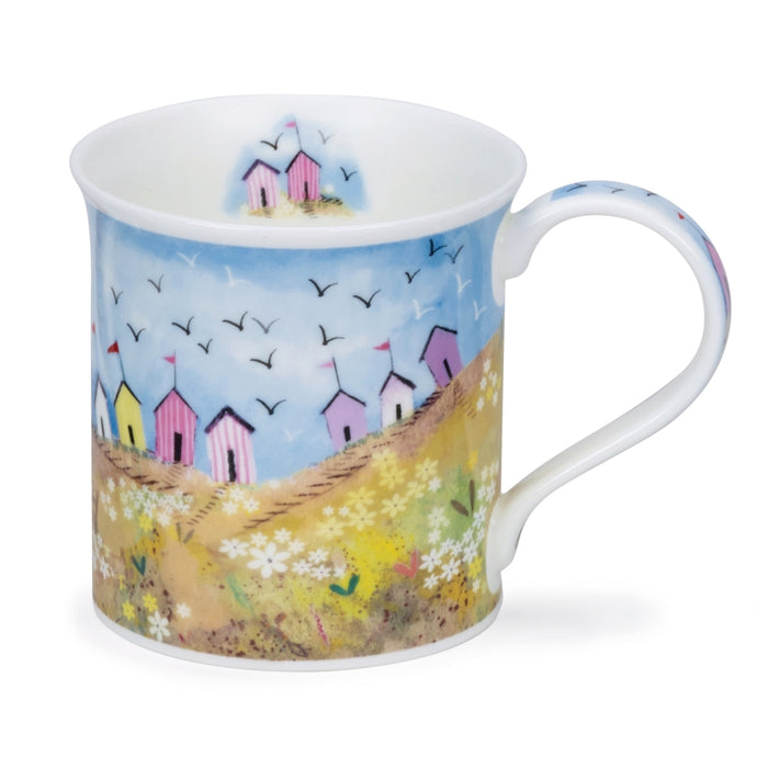 Dunoon Bute Seaside Cove Beach Huts Mug