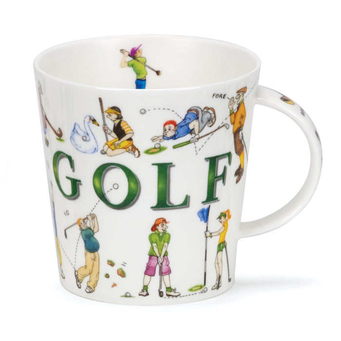 Dunoon Cairngorm Sporting Antics Golf Mug